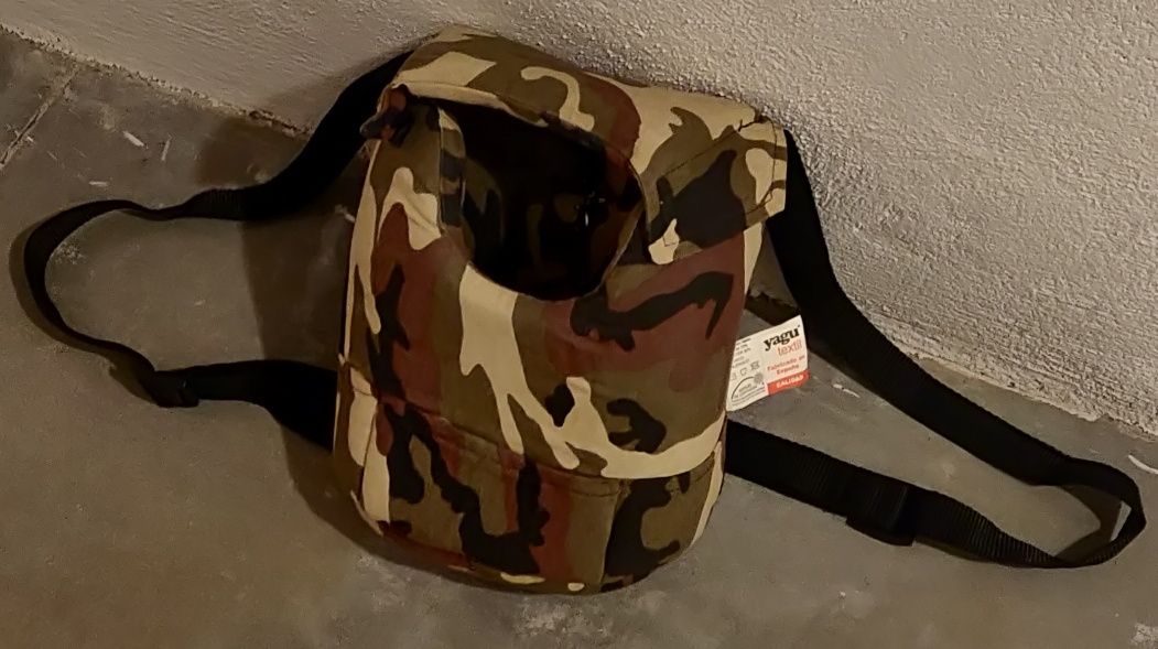 Mochila de transporte para cães