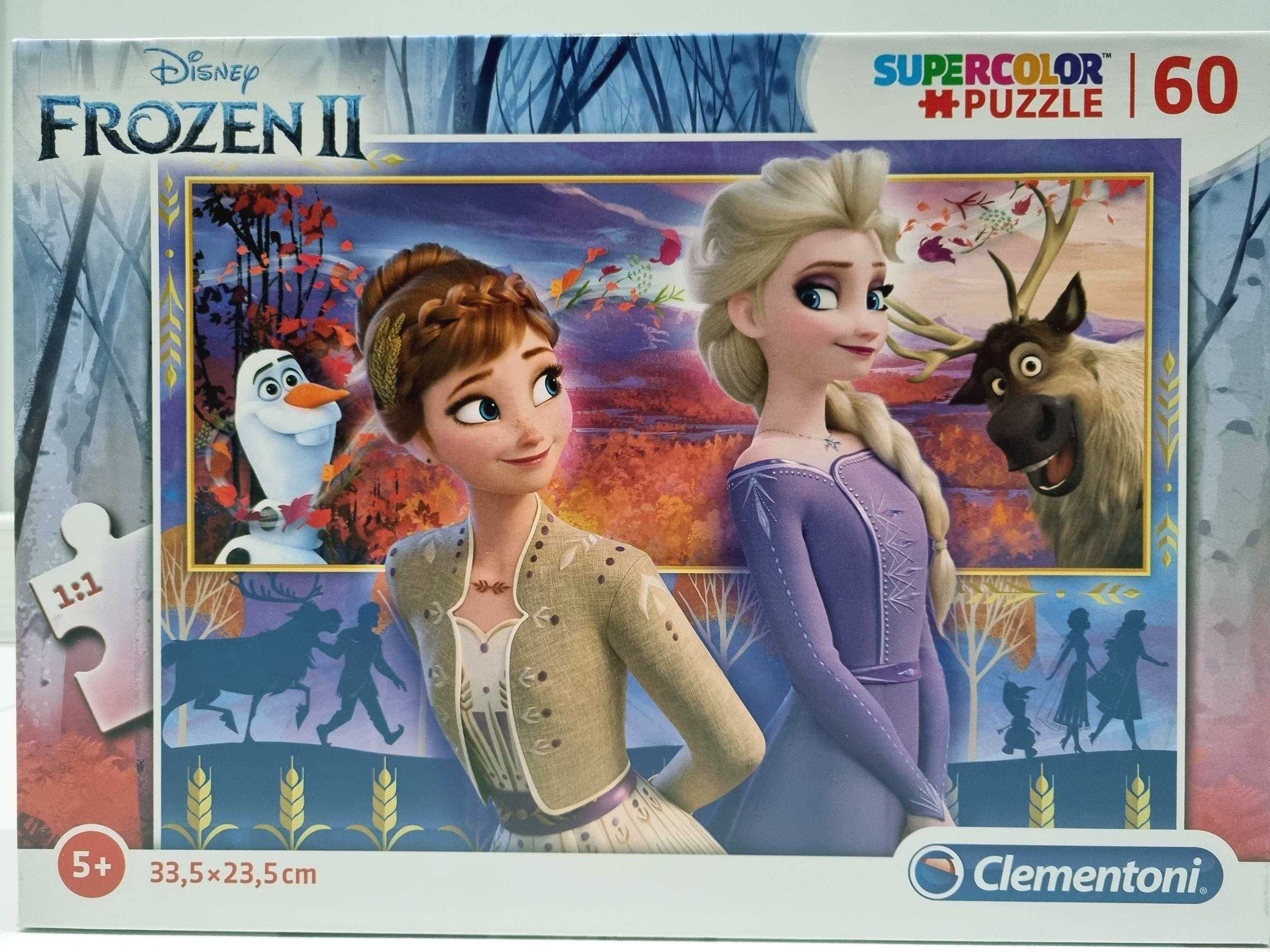 Puzzle Clementoni Frozen II 60 el. Disney Kraina Lodu 2 Super Color