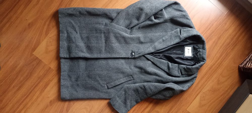 Płaszcz jesienny pull&bear M jodełka