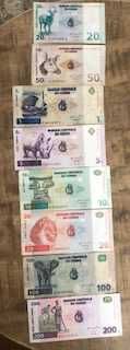Банкноты разных стран. Б/у. Цена разная.