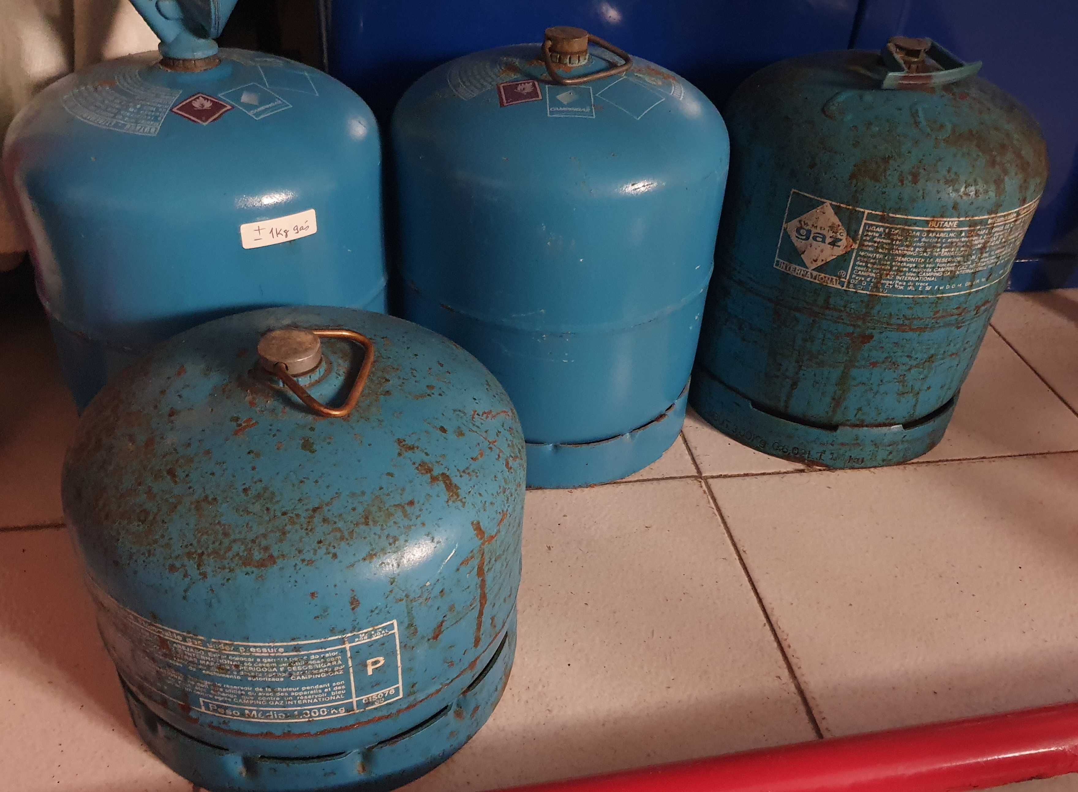 Campismo - Bilhas de Gás Campingaz + Bico de Fogão
