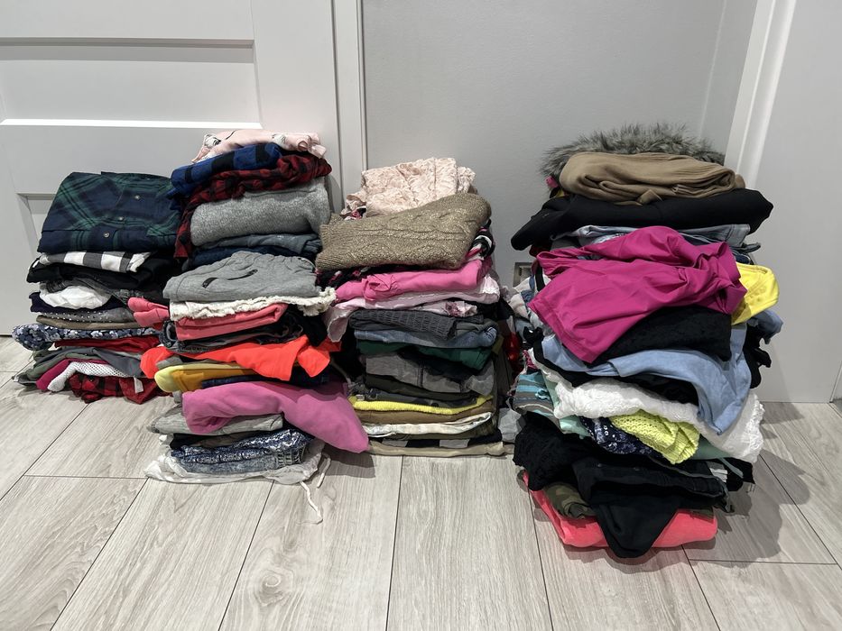 Paka ciuchow 160 rzeczy rozmiar xs ,34