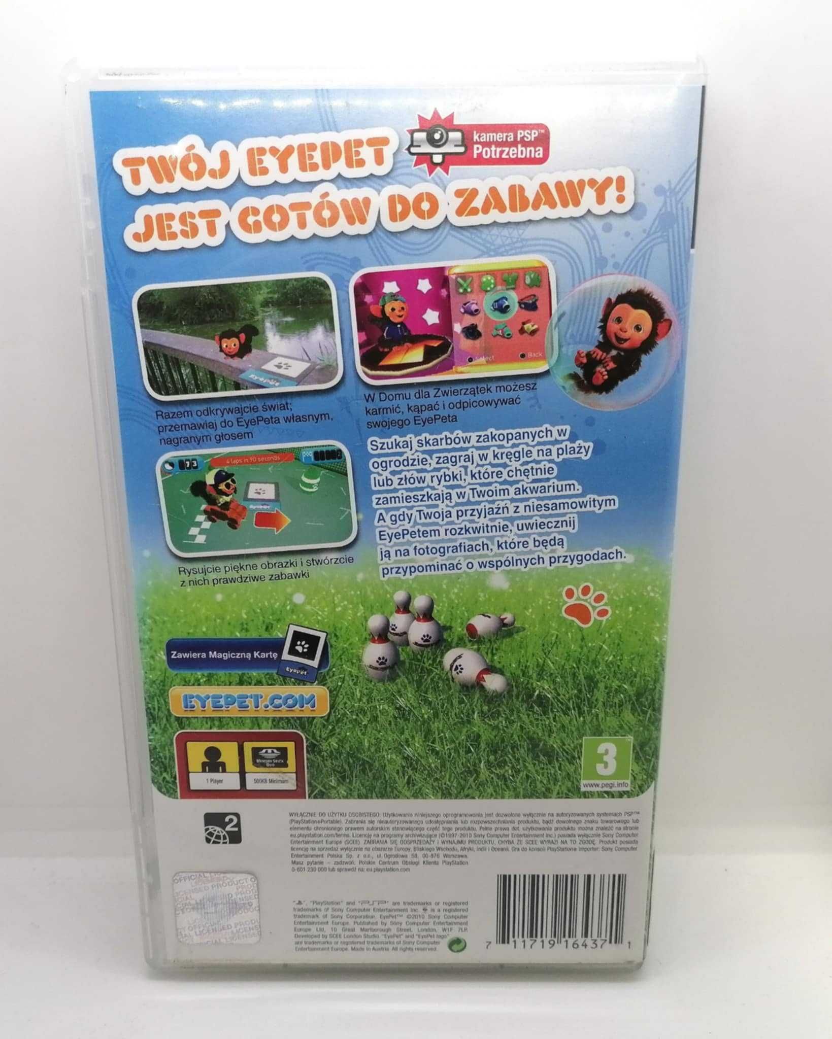 Gra na PSP EyePet