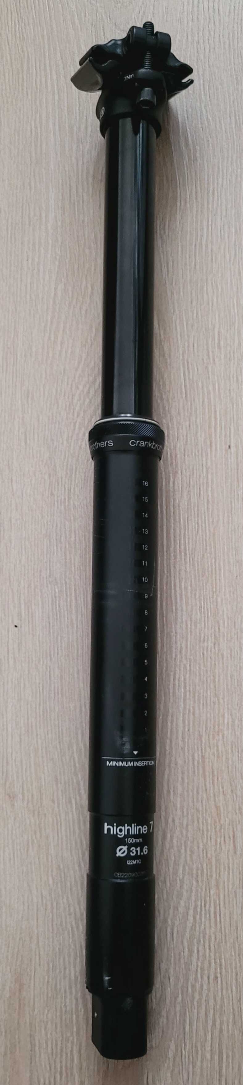 Sztyca regulowana Crankbrothers Highline 7 /31.6mm 150mm skoku