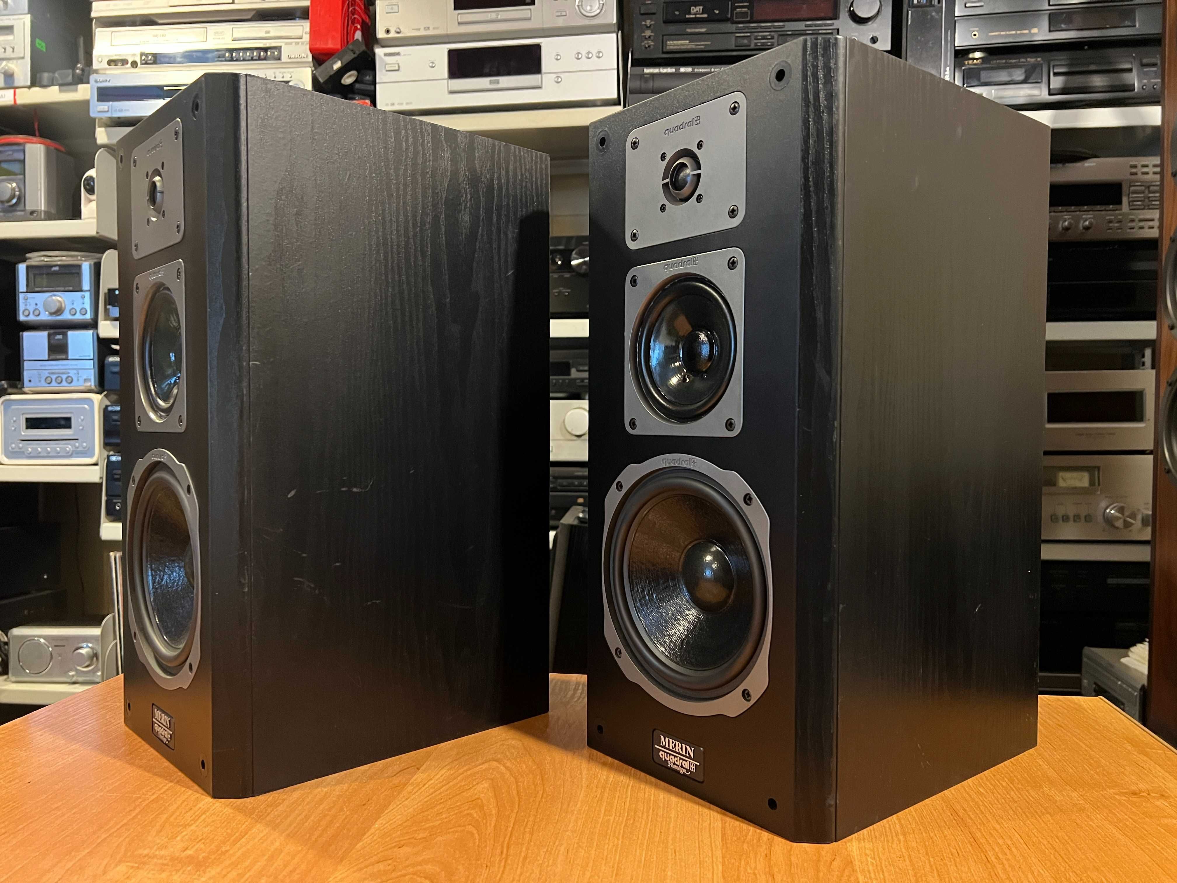 Kolumny podstawkowe Quadral Merin monitory, Audio Room
