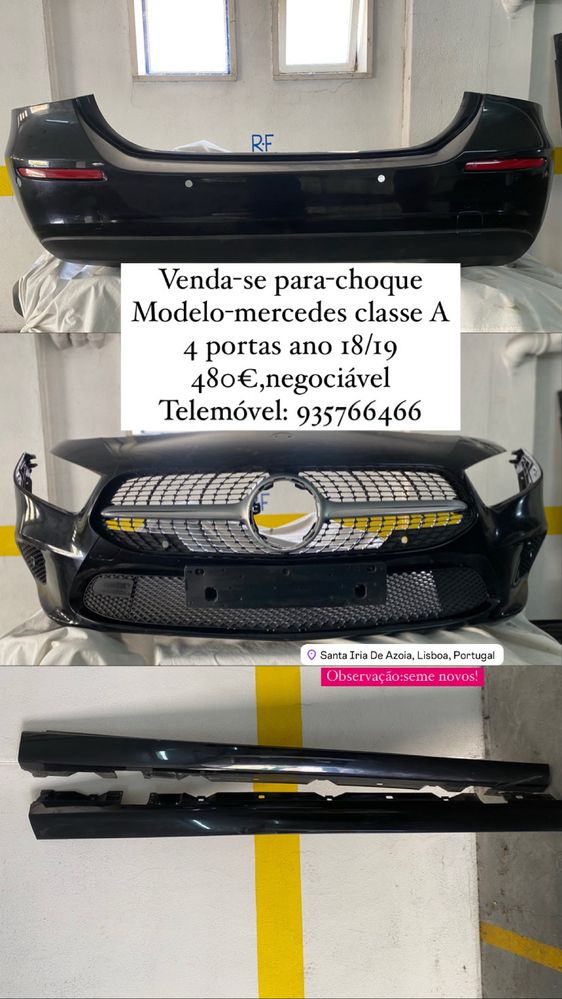 Para-choque do mercedes clase A
