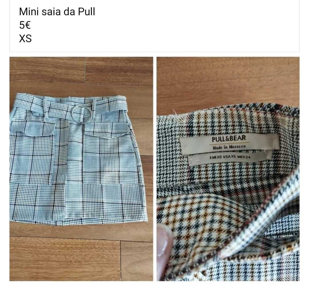 Lote de 100 peças de roupa