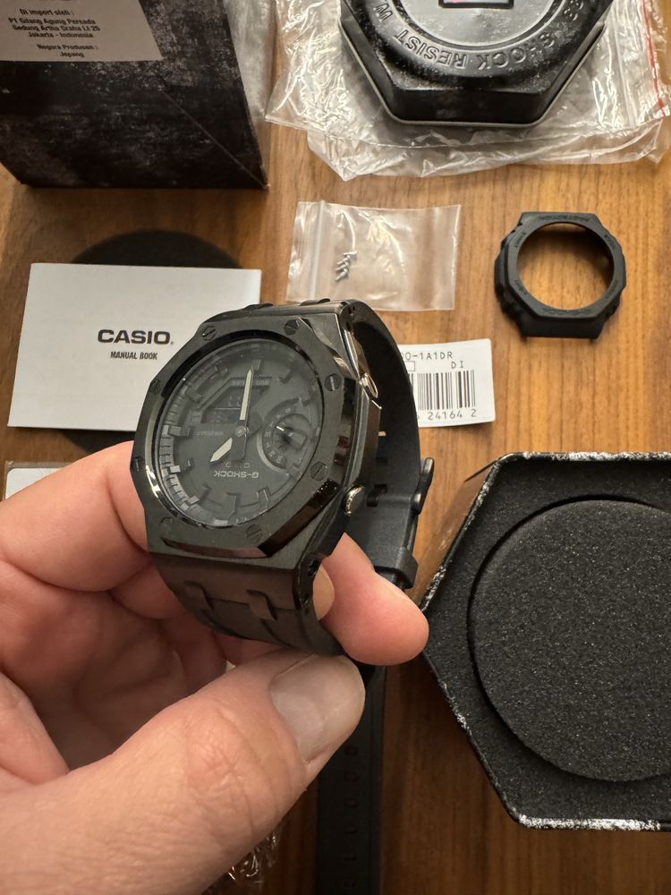 G-shock custom AP full black jak nowy audemars piquet look