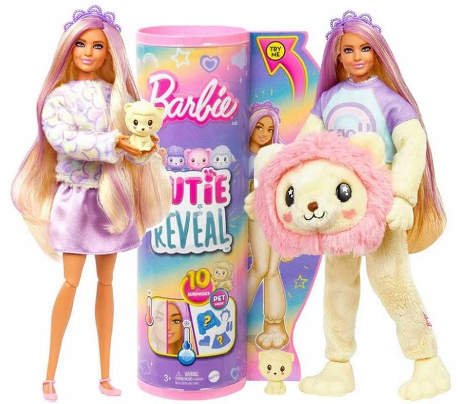 Barbie Cutie Reveal Lew Seria Słodkie stylizacje