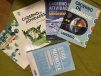 Livros de fichas e exercicios 9 ano