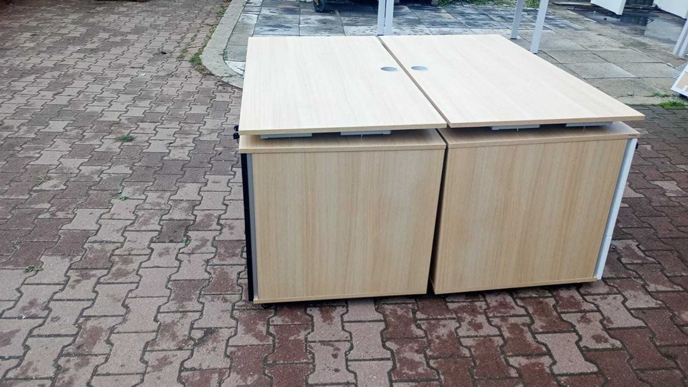 Biurko dwustanowiskowe 160x70 140x70 biurka bench do biur domu hotelu