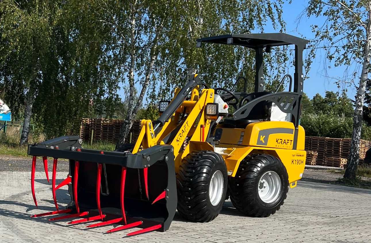 Ładowarka kołowa KRAFT K190H YANMAR 800KG ŁADOWNOŚĆ NOWA Transport PL