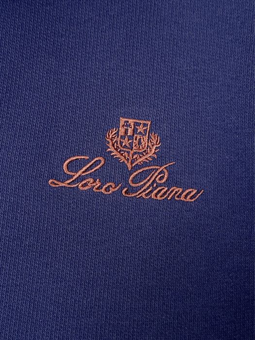 Loro Piana костюм спортивный синий мужской брюки