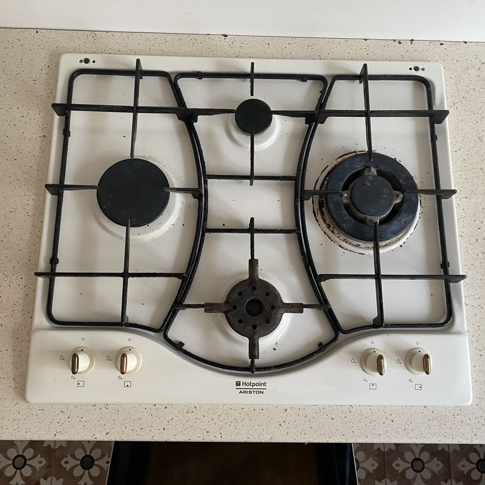 Płyta gazowa Hotpoint-Ariston PH 640MST Piekarnik FT 95V kuchenka