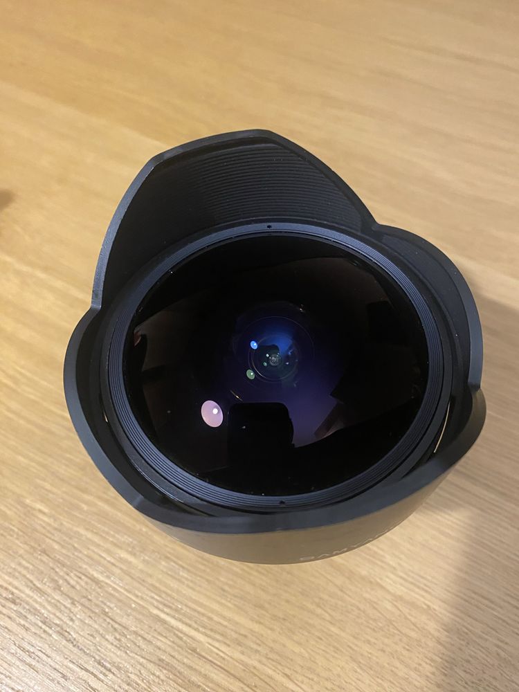 Obiektyw SAMYANG 8mm fish eye canon eos IDEALNY