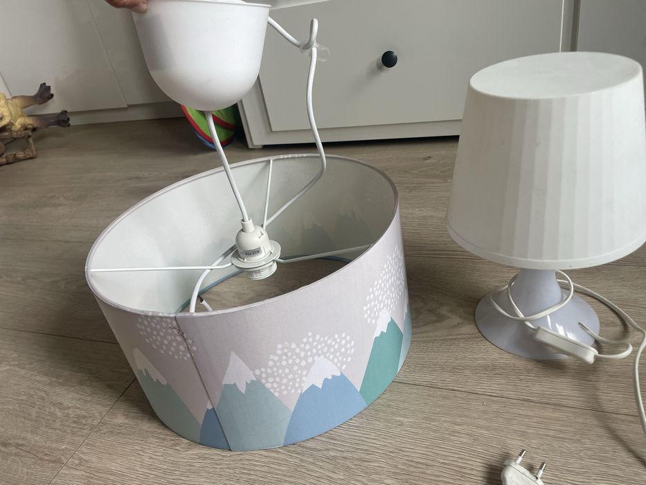 Lampka nocna  + oswietlenie sufitowe
