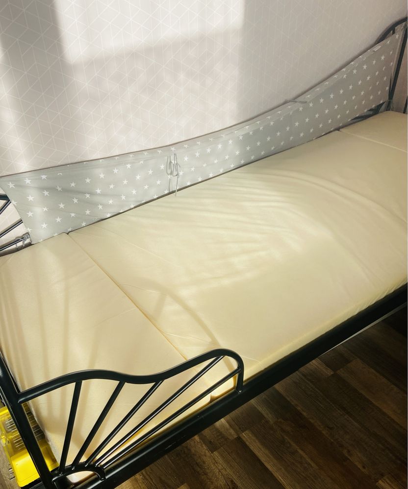 Łòżko ikea rosnace z dzieckiem 80x200 z materacem