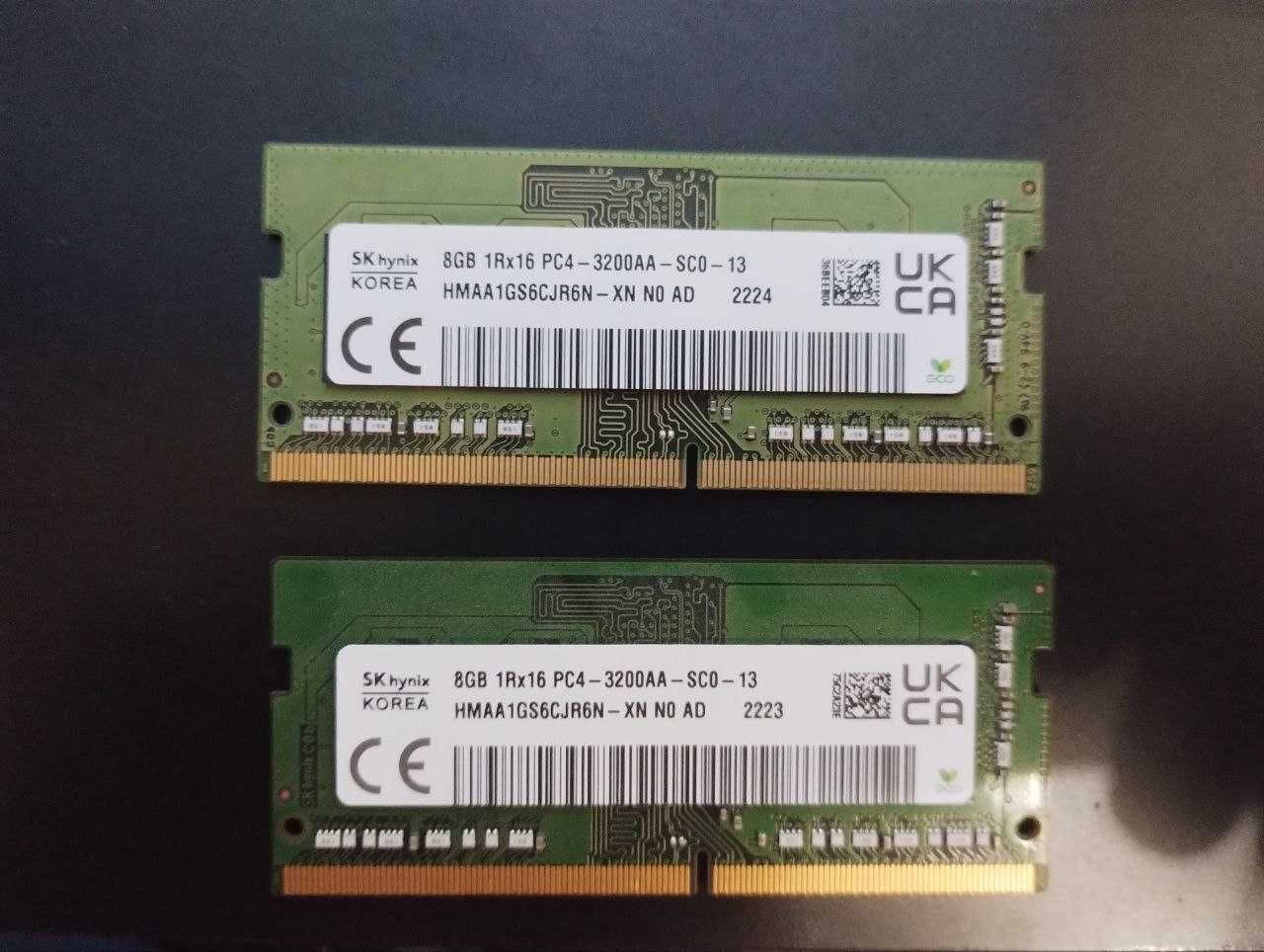 Оперативна пам'ять для ноутбука Hynix SoDIMM DDR4 8GB 3200 MHz