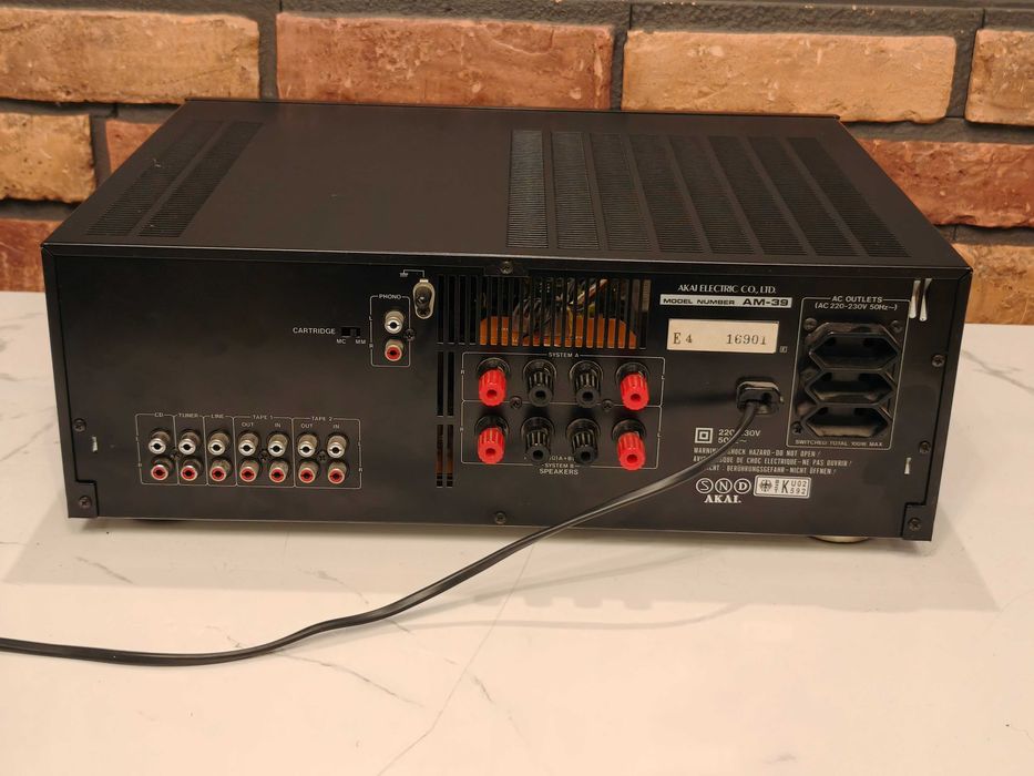 AKAI AM-39 ! Audiofilski wzmacniacz STEREO ! OKAZJA