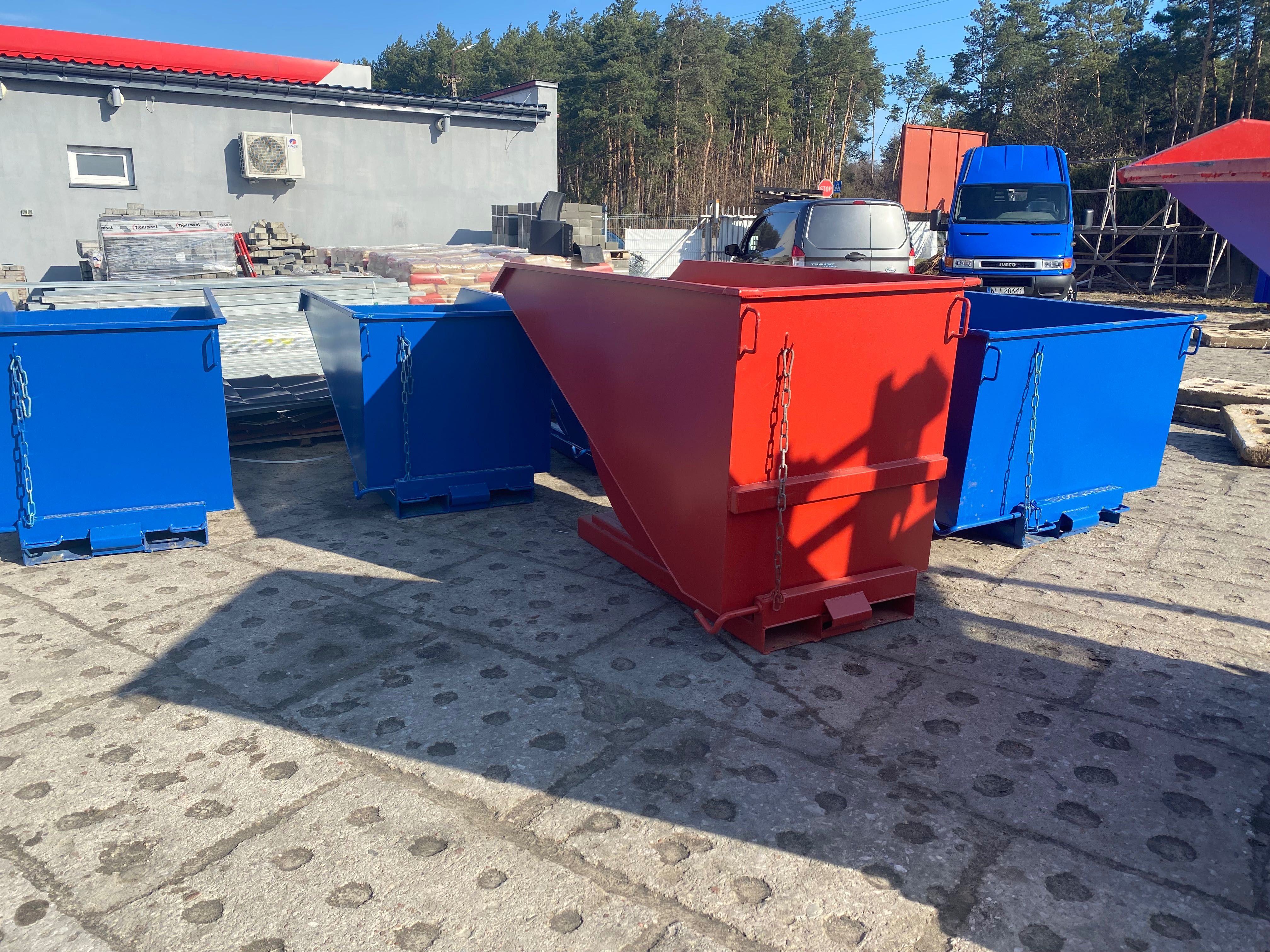 Pojemnik typu koleba TK 2500 kontener na odpady złom śmieci