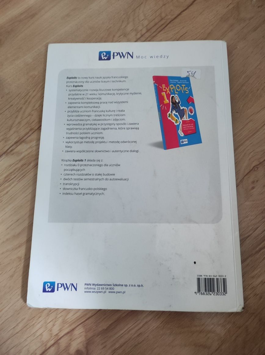 Exploits 1 Podręcznik do języka francuskiego