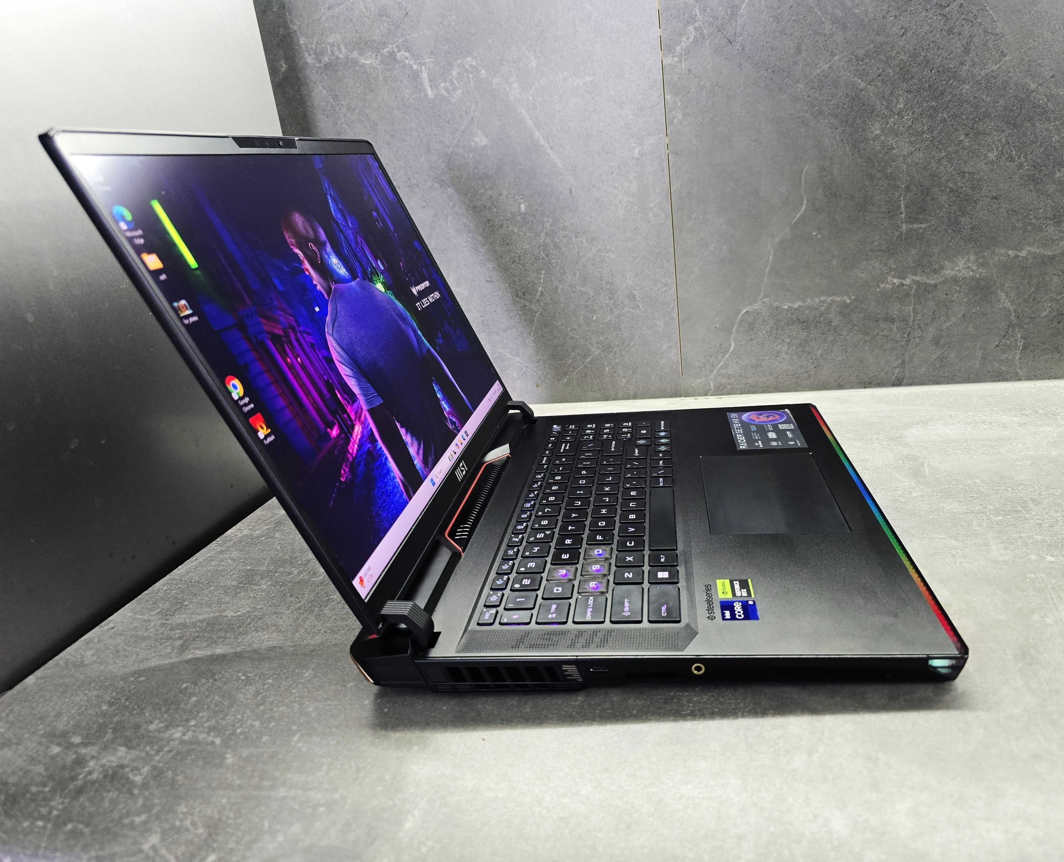 ФЛАГМАН MSI Raider GE78 Core i9/RTX 4070/32Gb DDR5/17.3 UHD 240Hz