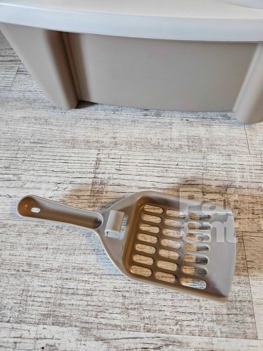 Kuweta dla kota duża otwarta z łopatką pojemna kot dom