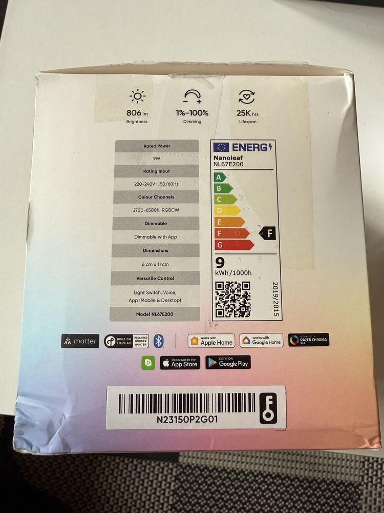 Nanoleaf Essentials Matter Smart Bulb 3 SZTUKI