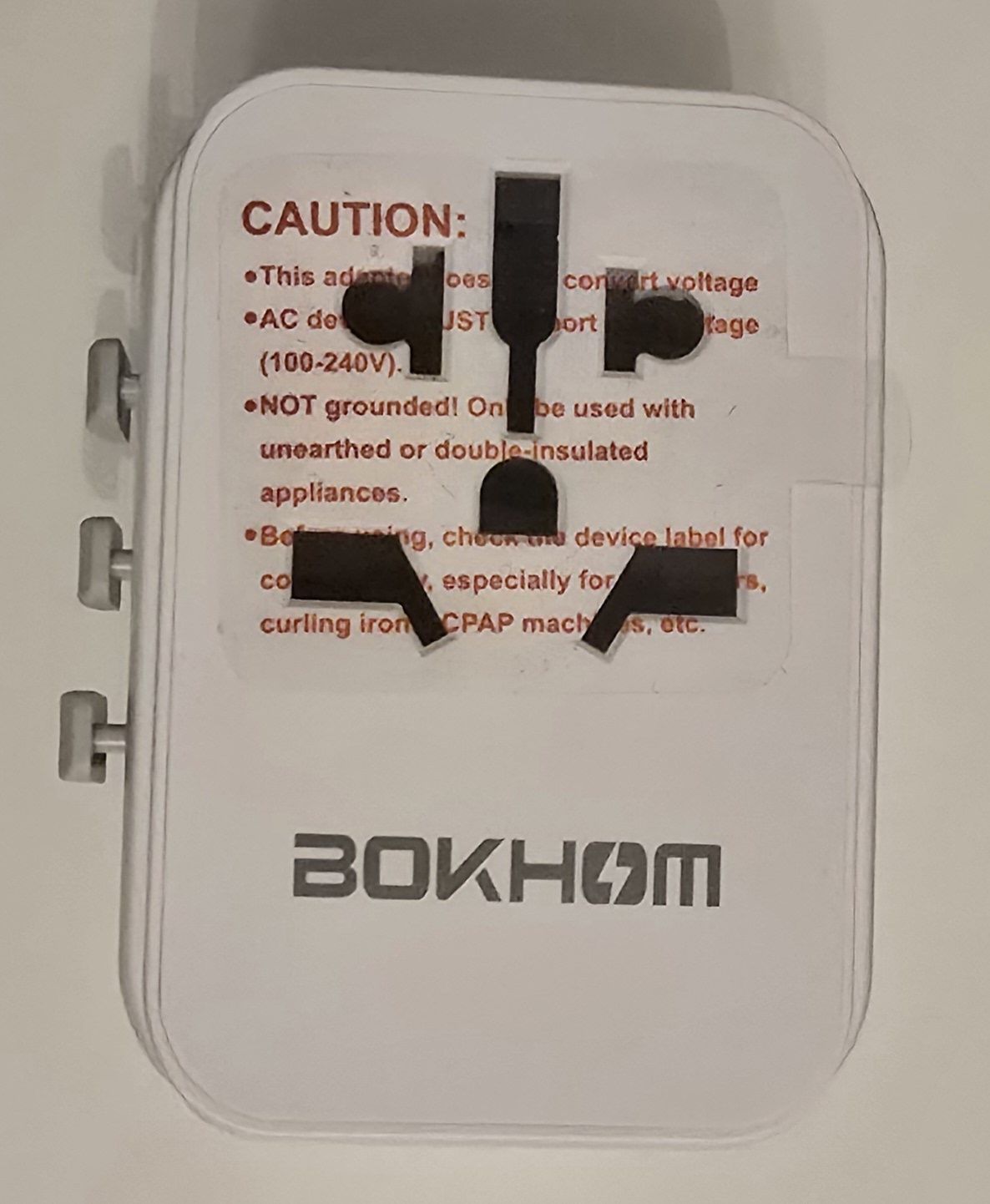Travel Adapter 30W USB-C PD, 6 portów (EU, UK, US, AU), Szybkie Ładowa