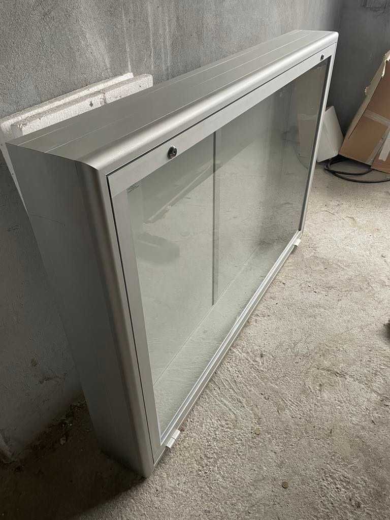 Gablota aluminiowa wodoszczelna 100x150 cm polski producent