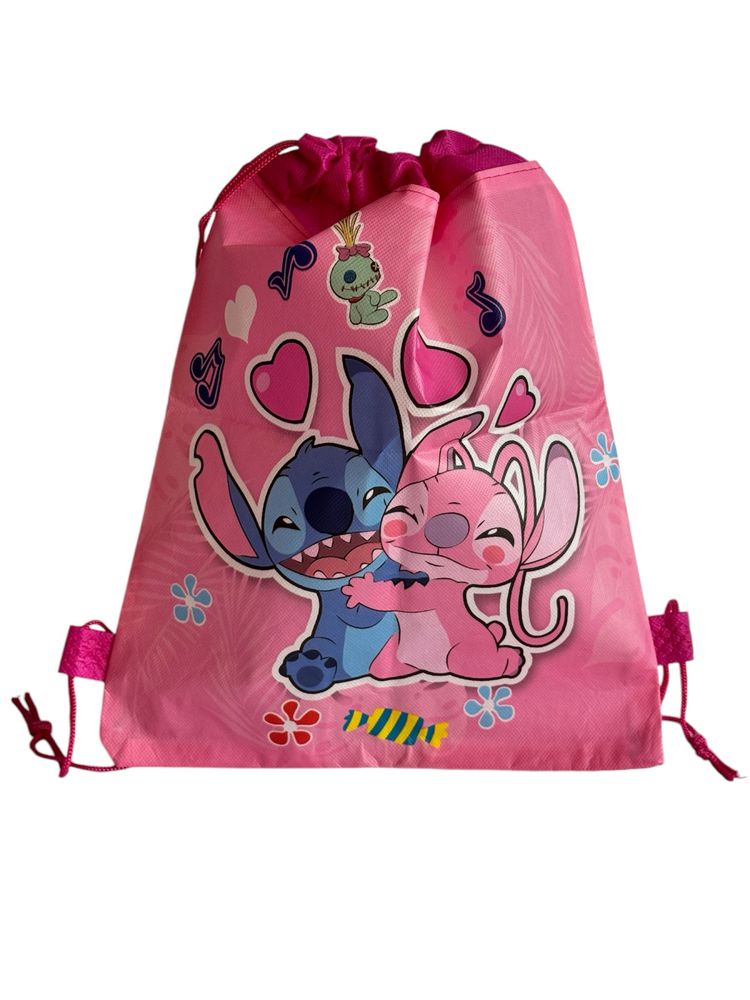 Worek na obuwie lub strój gimnastyczny z motywem Stitch
