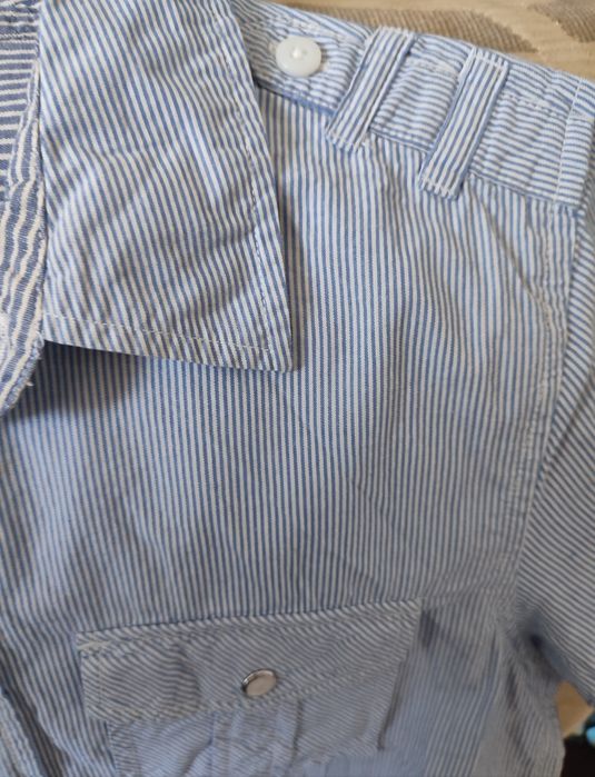 Koszula chłopięca 152, 100% bawełna, paski,Cherokee