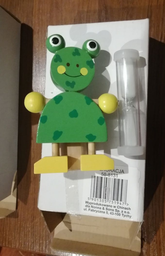 Pojemnik na szczoteczkę do zębów i minutnik