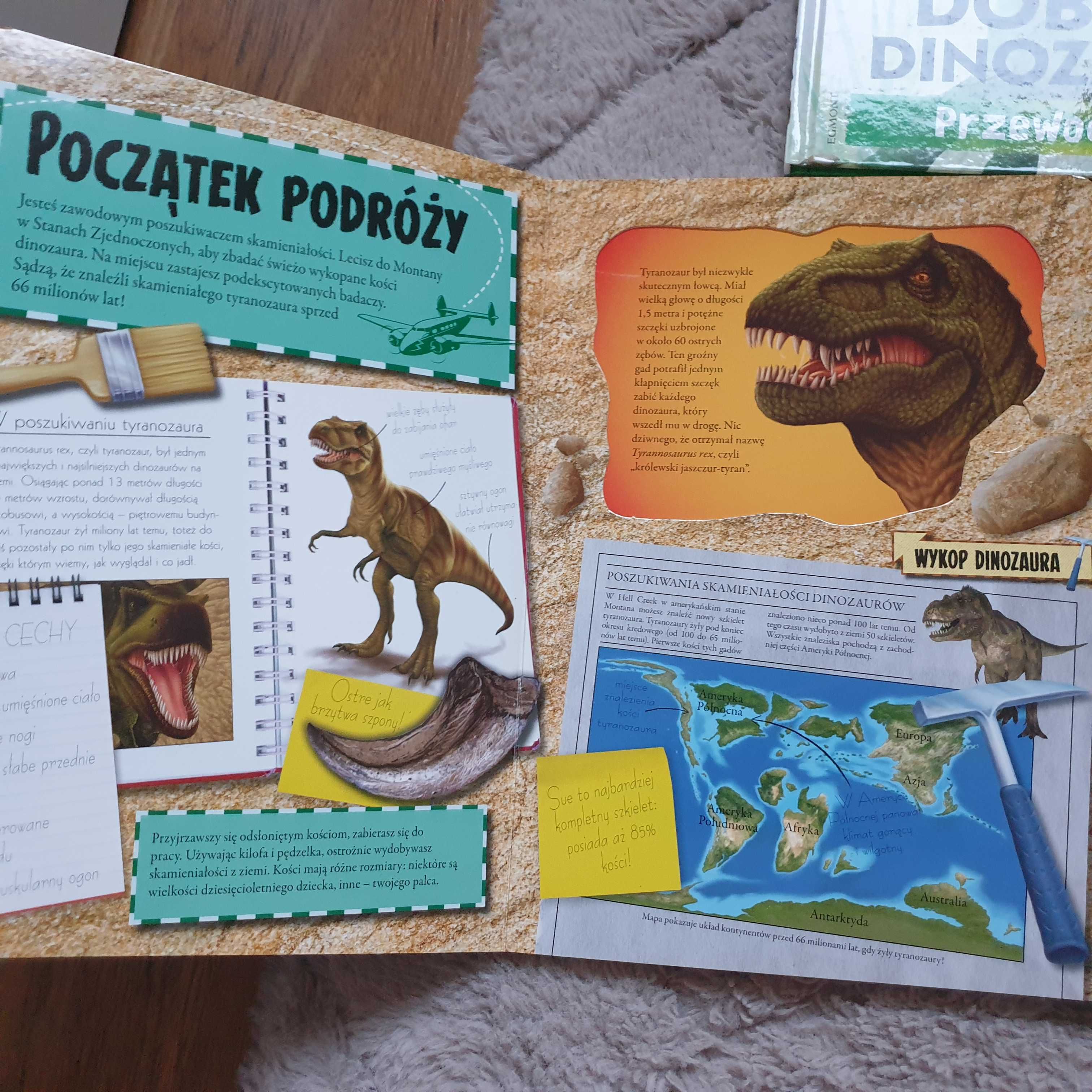 Dobry dinozaur + gratis Wykop dinozaura Stegozaur Tyranozaur