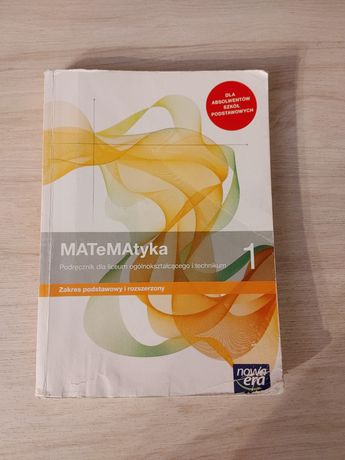 Matematyka 1 podręcznik, zakres podstawowy i rozszerzony
