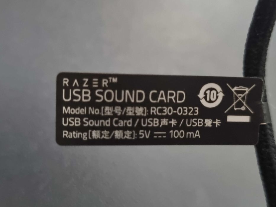 Karta dźwiękowa do słuchawek Razer Blackshark V2 Special Edition