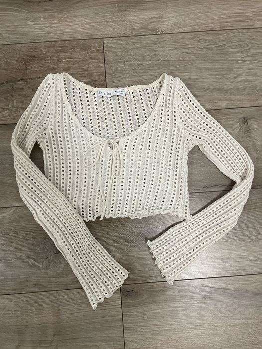 Кофтинка-сітка від Bershka, розмір xs-s