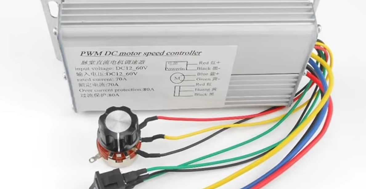 DC 12-60V 70A 4000W контроллер для коллекторного мотора 4кВт