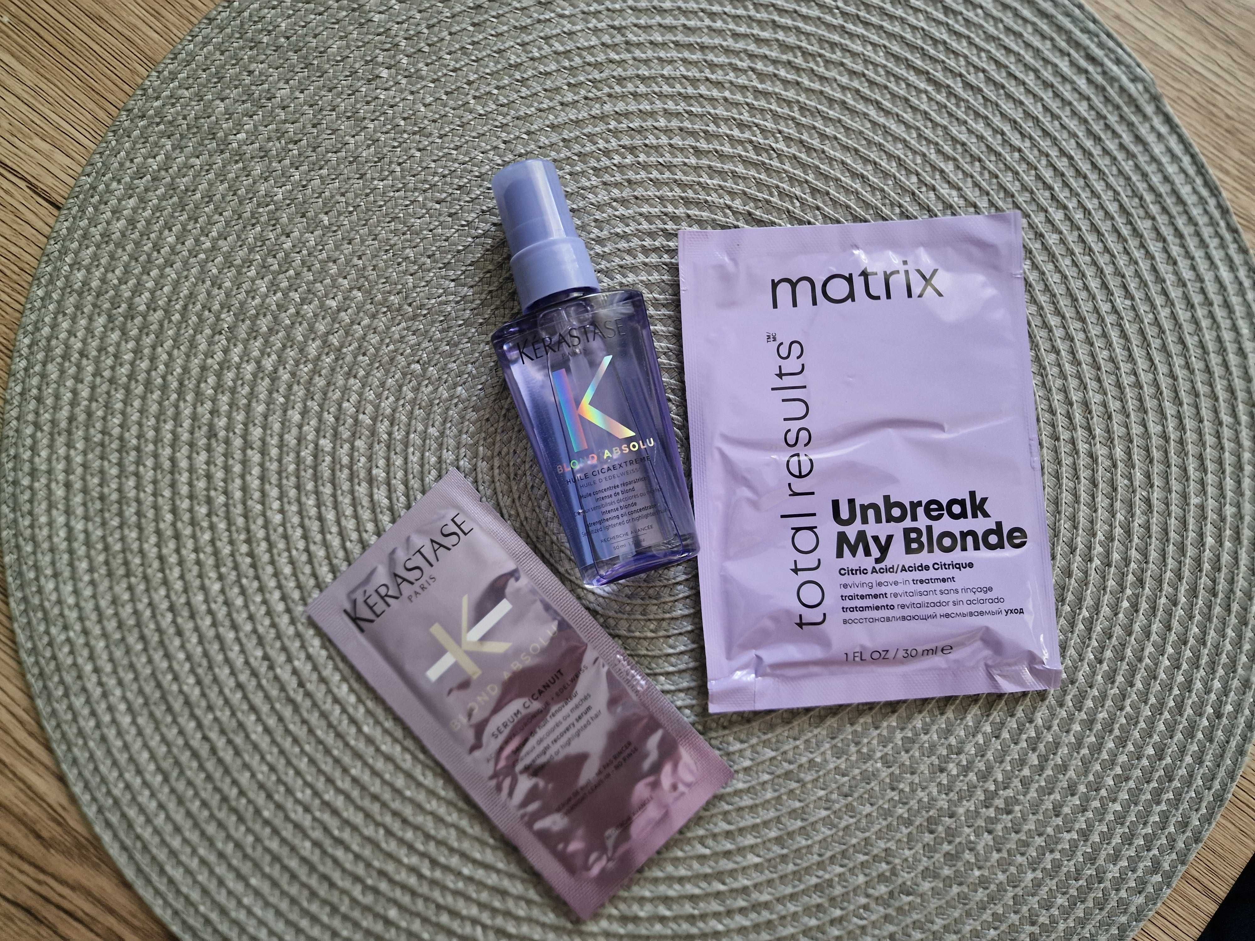 Blond Absolu Kerastase Olejek  50 ml + Unbreak My Blonde Matrix 30 ml