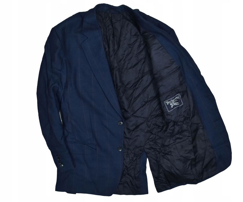 Burberrys Wełniana Marynarka Męska Tweed Vintage 98