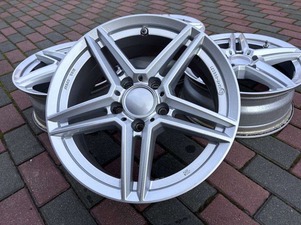 Alu 5x112 VW Seat Skoda Audi BMW Mercedes czujniki 6,5Jx16 ET44