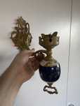 Vintage lampa , zabytek , antyk PRL , lampa na ścianę