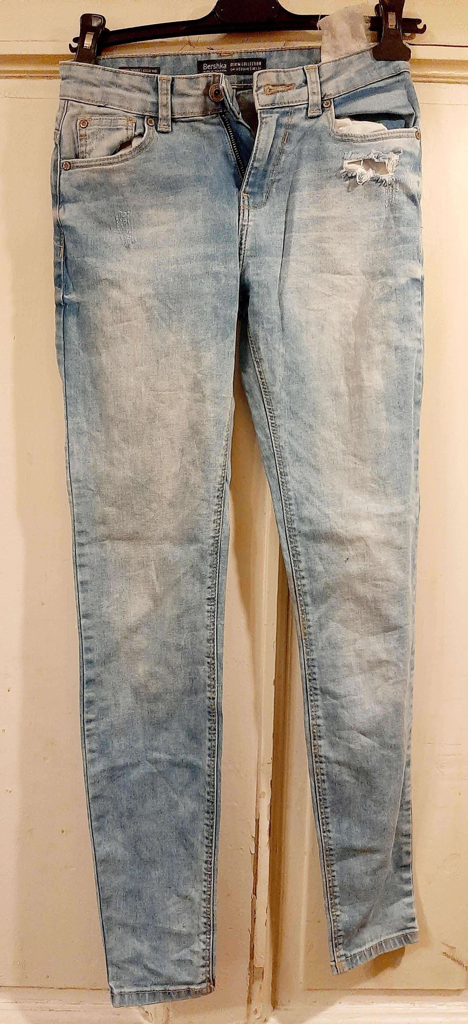 Jeansy BERSHKA, rozmiar 34