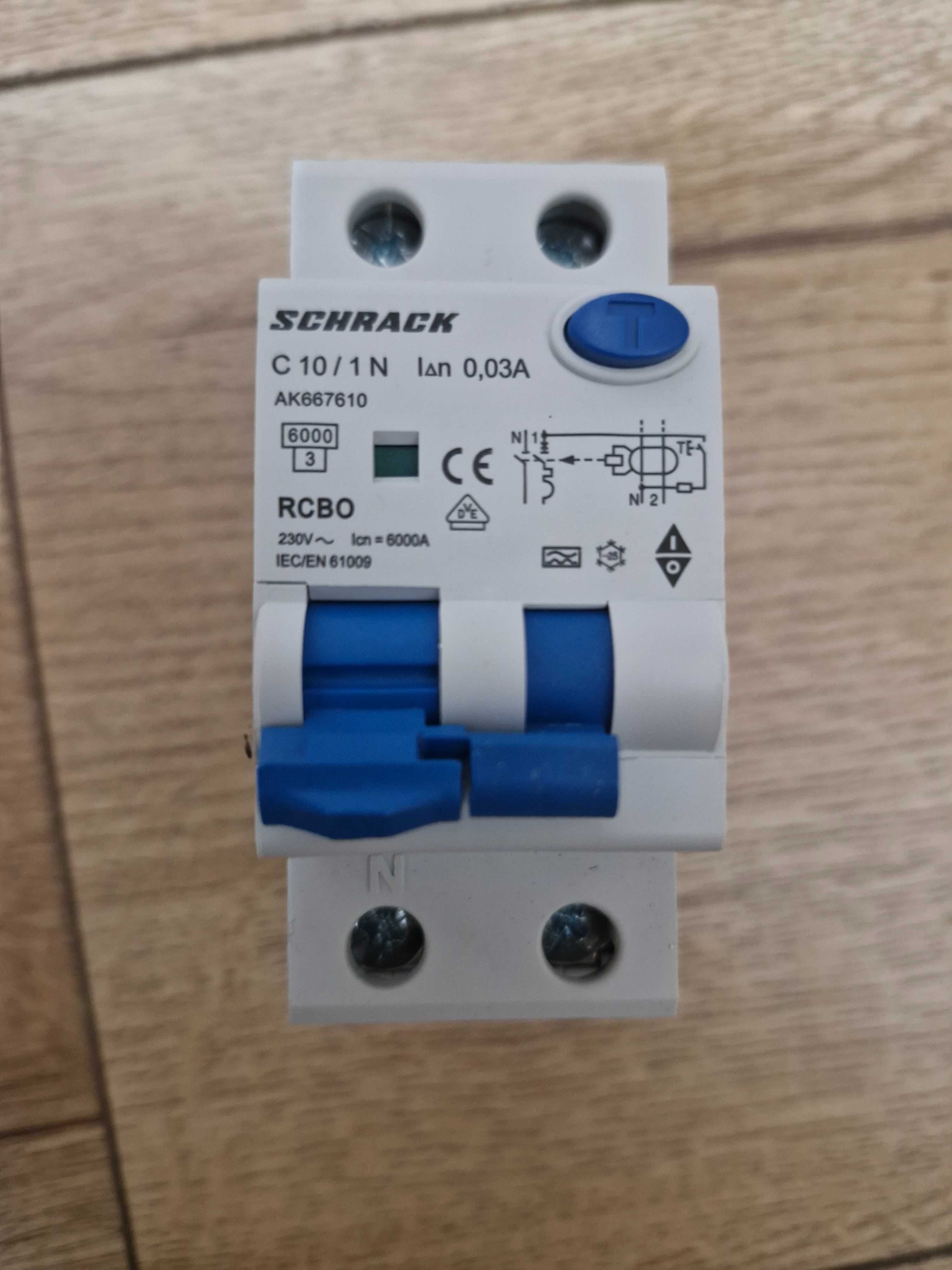 Wyłącznik z członem różnicowym SCHRACK C 10A