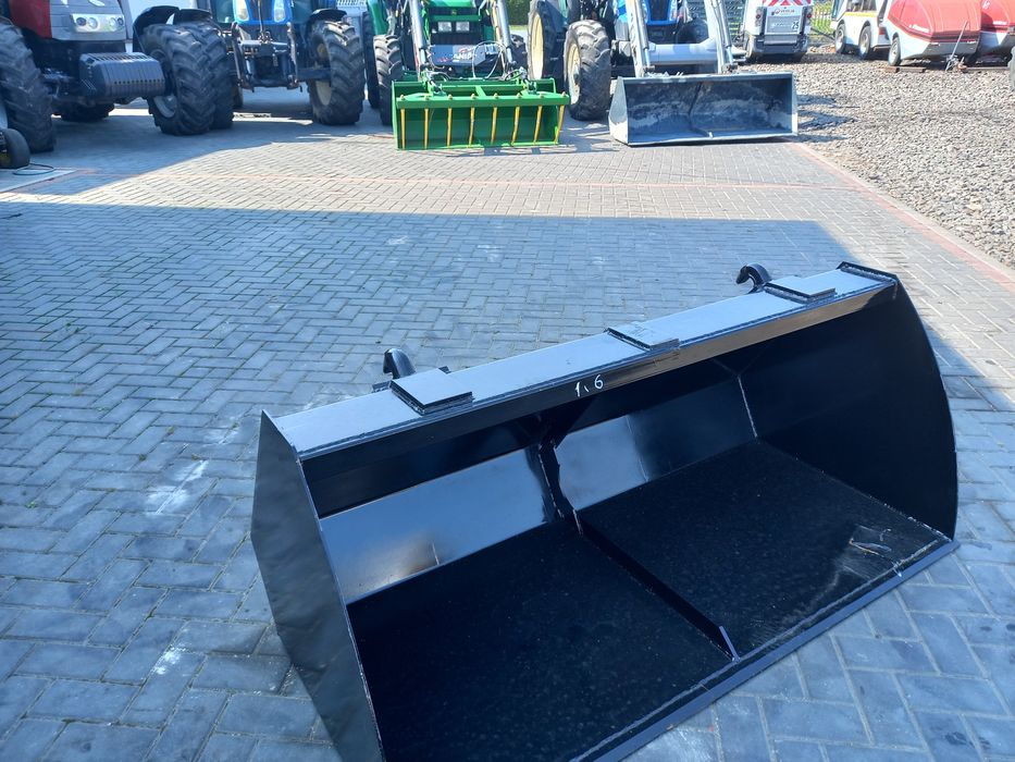 Łyżka 1,6 metra wzmacniana na euroramke łycha szufla do ladowacza