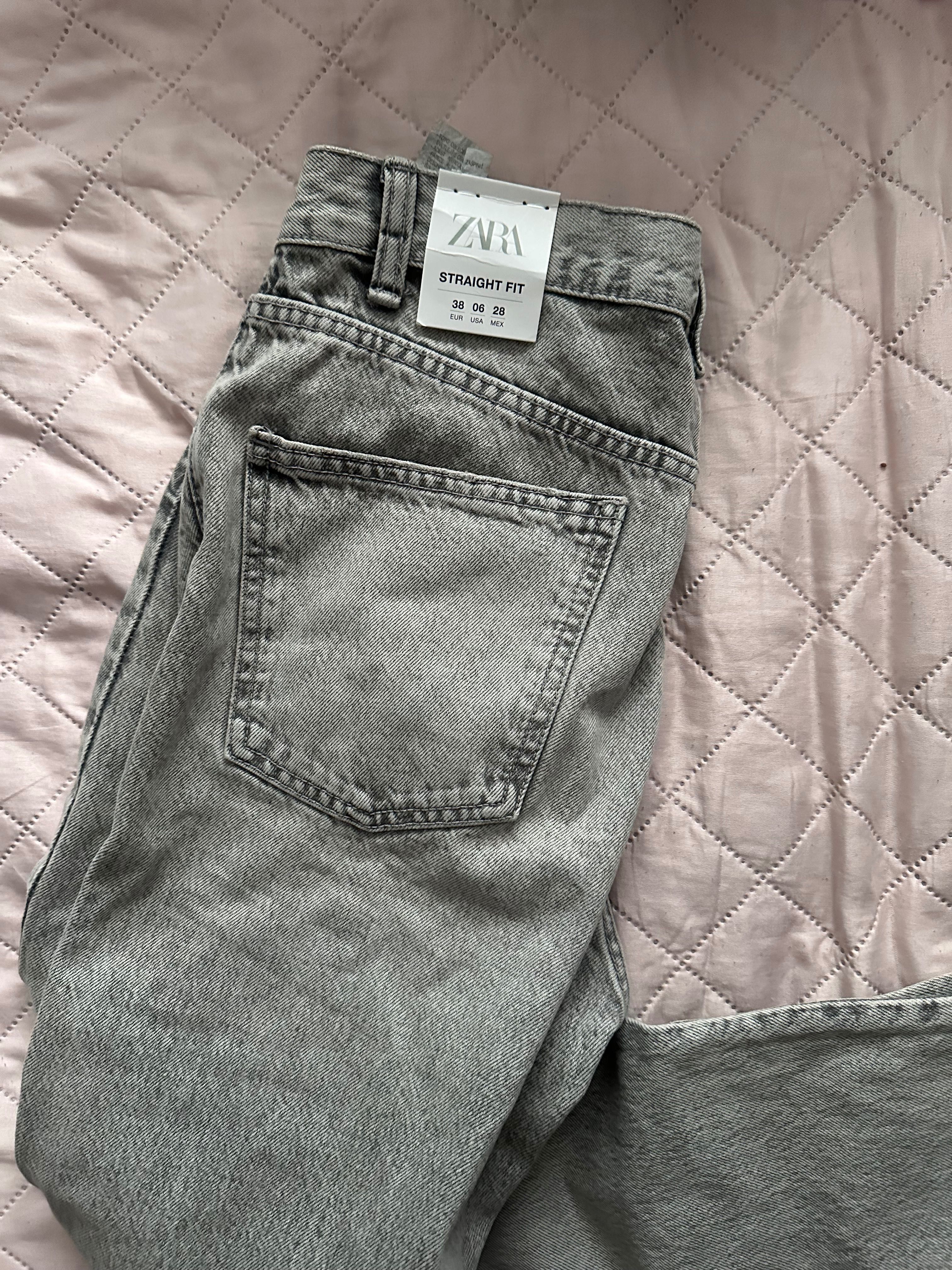 джинси zara straight fit