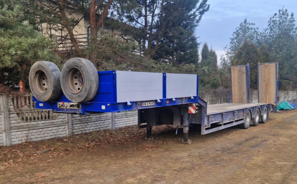 King Niskopodwoziowa,  oś skrętna , osie SAF  Oś skrętna SAF