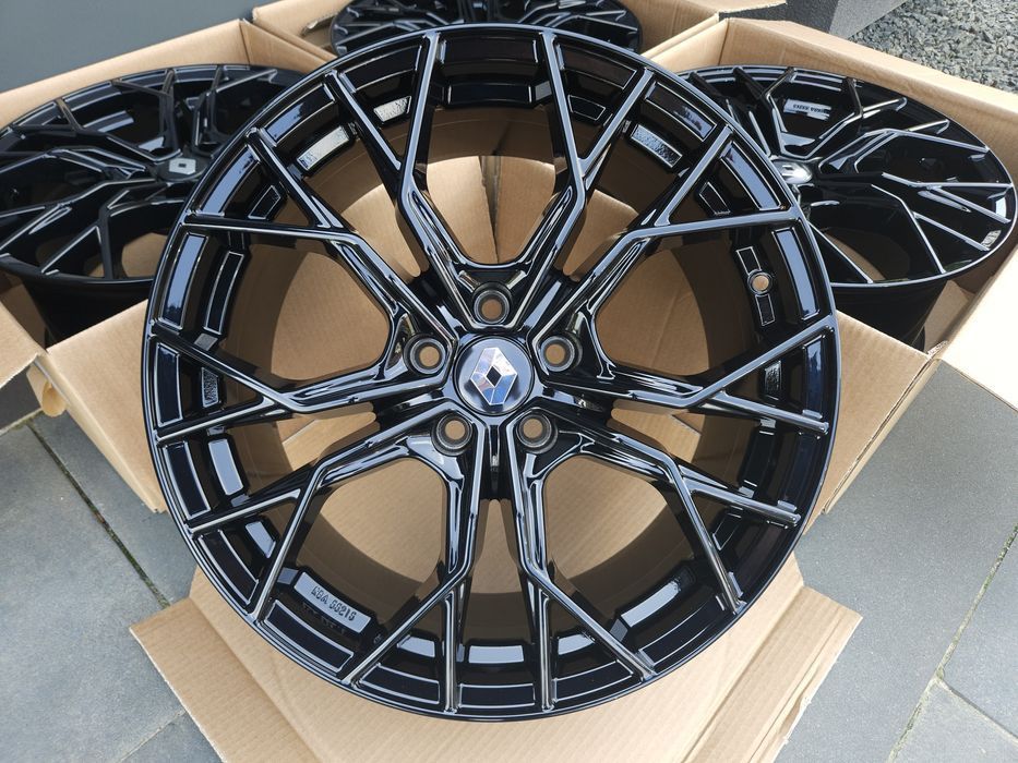 Renault 18 " Nowe Czarne 5x114,3 Megane Talisman Laguna Koleos Austral