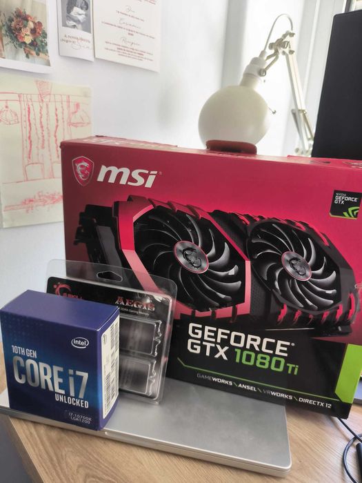 Bundle: GTX 1080ti +  Intel i7 10700k + MSI Z490 GAMING PLUS + 16g DDR
