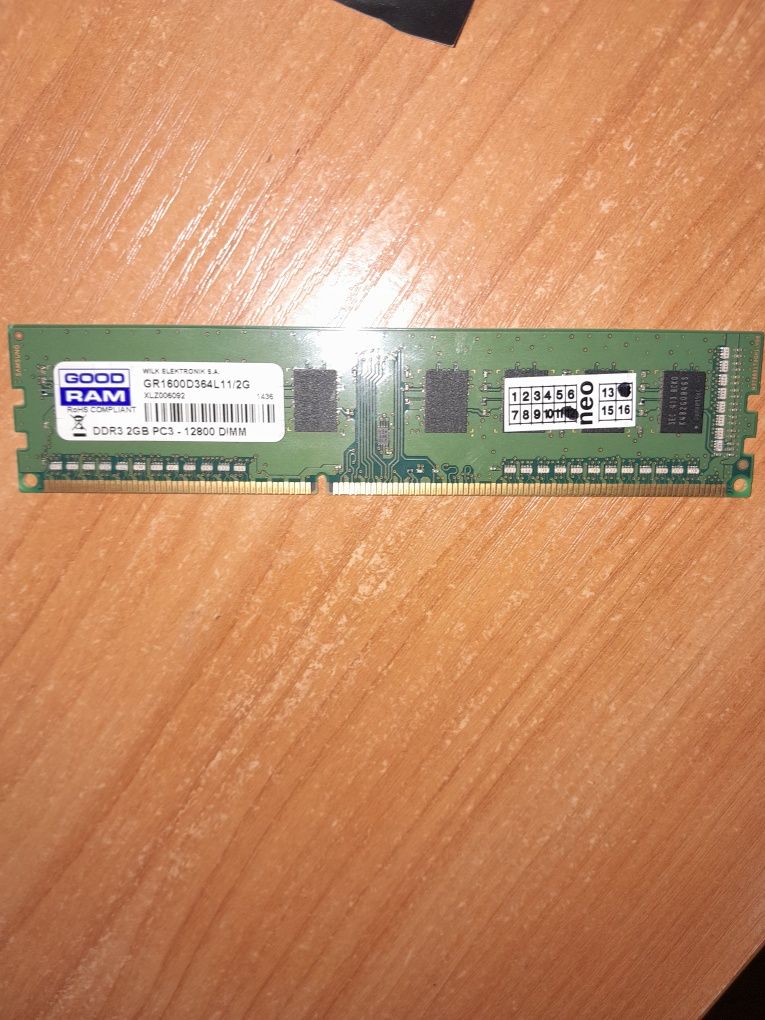 Оперативная пам'ять DDR3 2Gb 1600 MHz